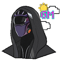 breathonics hello good morning sun morning Sticker
