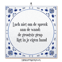 Hand Humor Sticker by Tegelspreuken.nl