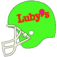Football Texas Sticker by LubysTexas