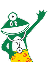 AQUADOCinc wave hand waving lake Sticker