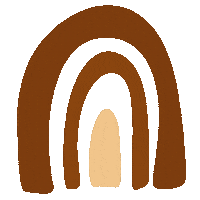 Rainbow Orange Sticker
