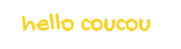Hello Sticker