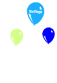 Birthday Party Sticker by Six Flags