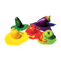 Apple Lemon Sticker by Toiletpapermagazine