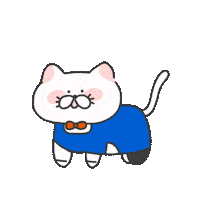 avatalk cat nervous hard ねこ Sticker