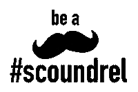 scoundrelsbarbers barber barba barberia barber shop Sticker