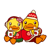 New Year Love Sticker by B.Duck