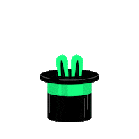 GreenParrot magic marketing digital rabbit Sticker