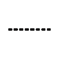 Line Dash Sticker by CLOU architects