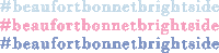 Beaufortbonnet Sticker by The Beaufort Bonnet Company