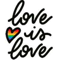 Love Is Love Gay Sticker by Spotlight Stuff