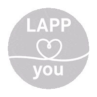 lappgroup heart grey cables lapp Sticker