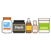 Wellness Supplement Sticker by iHerb
