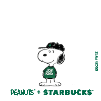Peanuts Sticker by Starbucks APAC