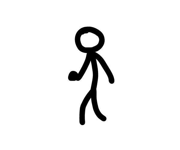 Angry Stickman Sticker