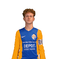 blauwgeel football voetbal veghel zaterdagvoetbal Sticker