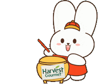 New Year Bunny Sticker by HarvestGourmetMY