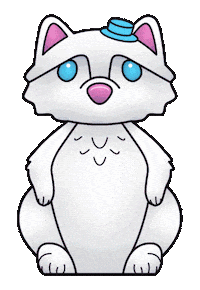 Tanuki Glow Sticker