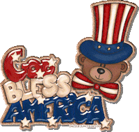 god bless america STICKER