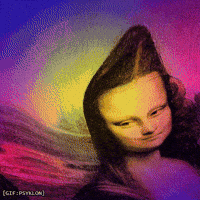 Rainbow Distort GIF by Psyklon