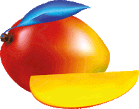 Mangoziös Sticker by mangoblau