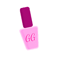 glamourgals nail polish glamourgals glamour gals ggmovement Sticker