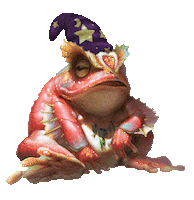 Lizard Wizard Magic Sticker by jOnNy'S wOrLd