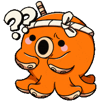 Question Takoyaki Sticker