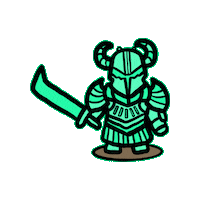 Dark Knight Neon Sticker