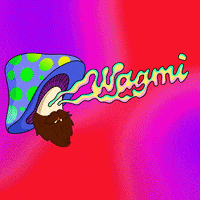 Funguyz rainbow trippy nft sol GIF