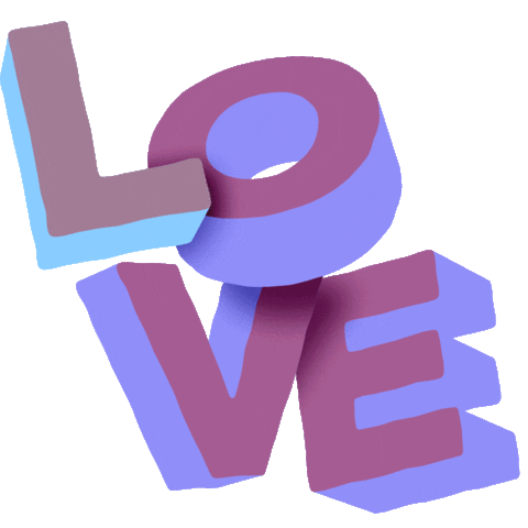 3D Love Sticker by MCD Studio