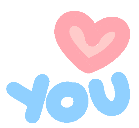 I Love You Sticker by Ai and Aiko
