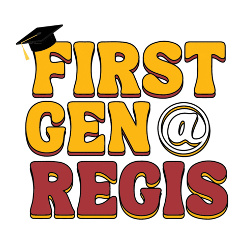 First Generation Sticker by Regis College