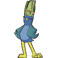 Attraction Bird Dancing Sticker by VeeFriends