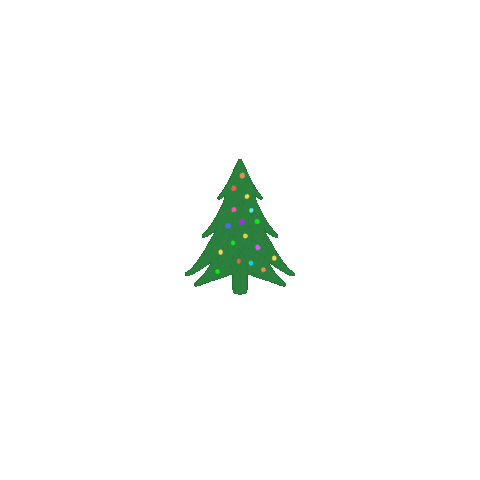 Christmas Tree Love Sticker