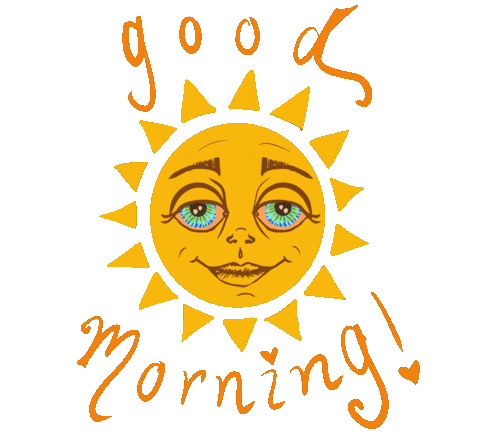 Good Morning Sun Sticker by daisy maize