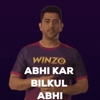 WinZO-Games now dhoni thala msd GIF