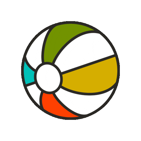 maevechocolate ball seattle maeve beach ball Sticker