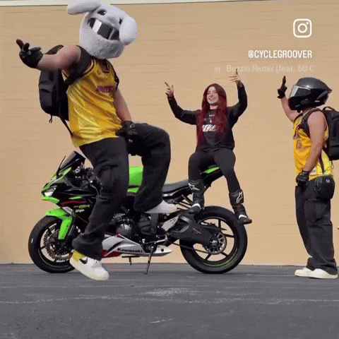 Biker Dancing GIF