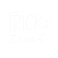 Happy Trick Or Treat Sticker by BrittDoesDesign