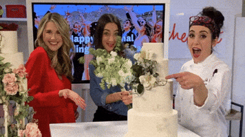 Wedding Cake Flowers GIF by Madison Lee's Cakes