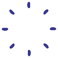 Dark Blue Star Sticker by Family Tree Care