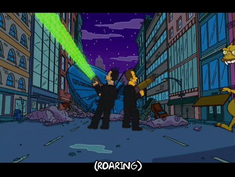 Shooting Season 17 GIF by The Simpsons