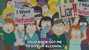 crowd protesting GIF by South Park 