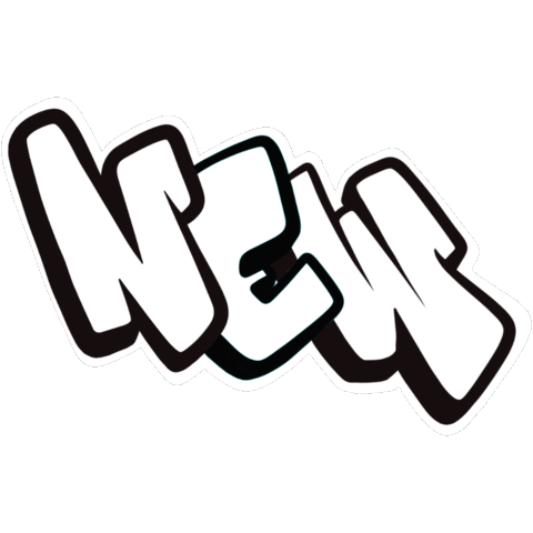 New Post Lettering Sticker