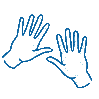 hand Sticker by Beach Majors GmbH
