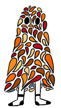 Ghost Leaf Sticker