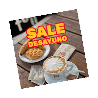 Coffee Croissant Sticker by AutomovilClubArgentino