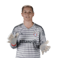 Happy Laura Benkarth Sticker by FC Bayern Women