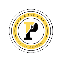 Panda For A Day Sticker by Padua Academy